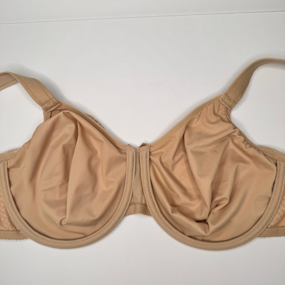 CHANTELLE C Manifique Nouveau Seamless Unlined Minimizer Bra Nude Underwire 36E - Picture 11 of 15
